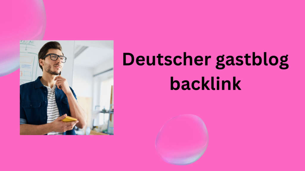 Deutscher gastblog backlink