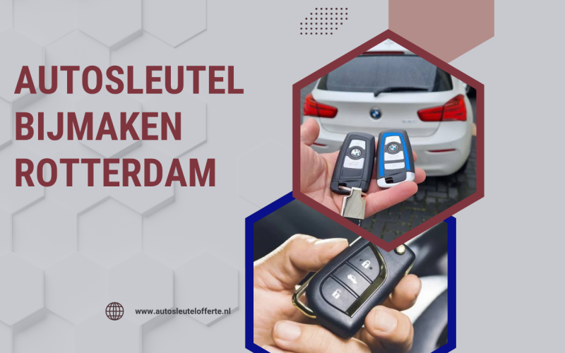 Autosleutel bijmaken Rotterdam: zo voorkomt u stilstand en onnodige stress